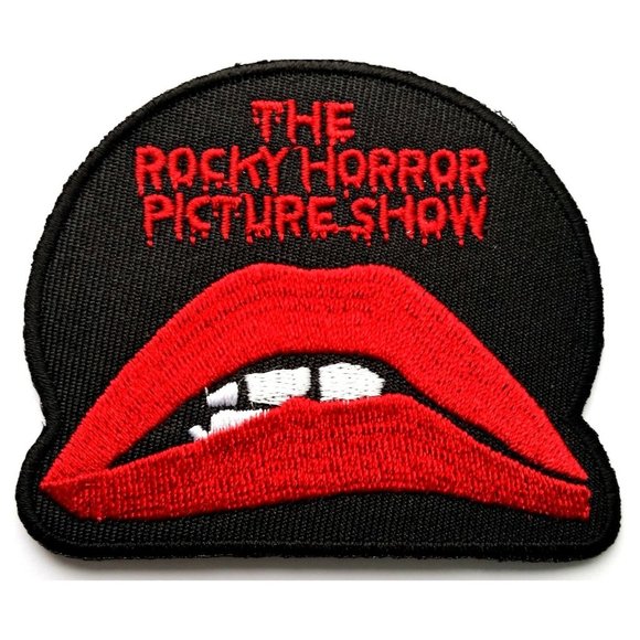The Rocky Horror Picture Show Patch Embroidered Iron On Sew Red Lips Musical - Picture 1 of 1